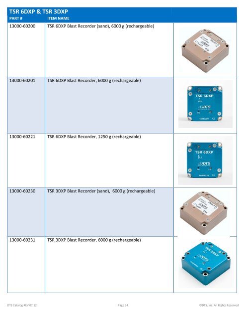 PRODUCT & ACCESSORY CATALOG - Diversified Technical Systems