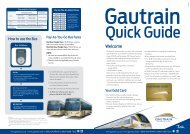 Train User Guide - Gautrain