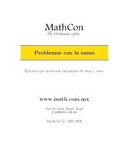 Problemas con la suma de números - Math.com.mx