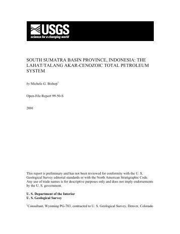 south sumatra basin province, indonesia: the lahat/talang ... - USGS