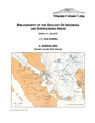 Sumatra, Sunda Shelf, Natuna - Bibliography of Indonesia Geology