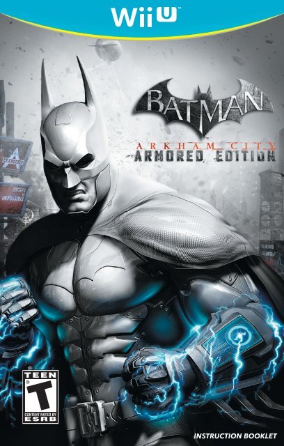 INSTRUCTION BOOKLET - Batman: Arkham City