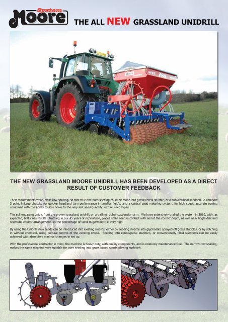 Grassland Unidrill Leaflet - Moore Unidrill