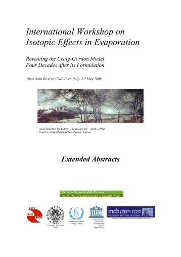 International Workshop on Isotopic Effects in Evaporation