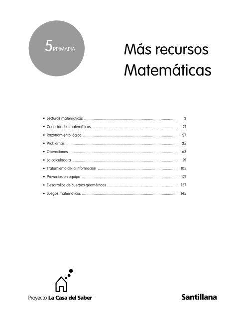 Matemáticas - Recursos para nuestras aulas 2.0