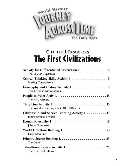 The First Civilizations - Baby's First Year