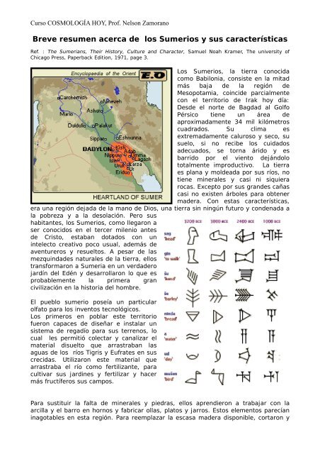 Los Sumerios: resumen de su historia.