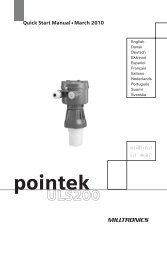 Siemens Pointek ULS200 Quick Start Guide - 2010-March - Lesman ...