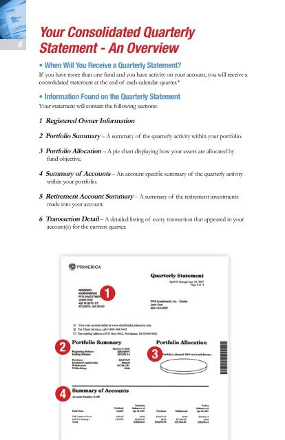 Shareholders Quick Reference Guide - Primerica