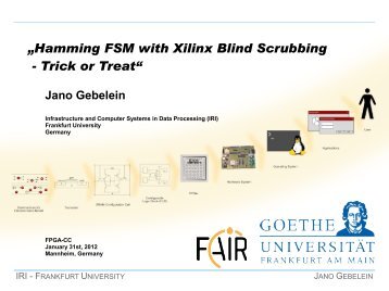 „Hamming FSM with Xilinx Blind Scrubbing - Trick or Treat“ - IRI