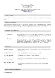 Curriculum Vitae - Smu - Southern Methodist University