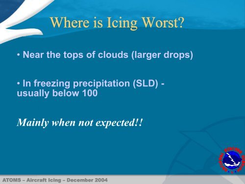 Aircraft Icing - National Weather Service Southern Region ...