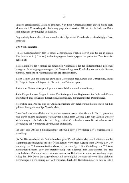 MPI Gutachten Vorratsdatenspeicherung - Bundesministerium der ...