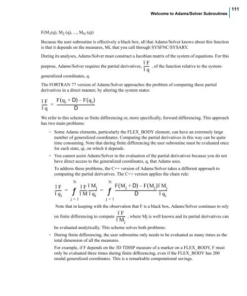 Welcome to Adams/Solver Subroutines - Kxcad.net