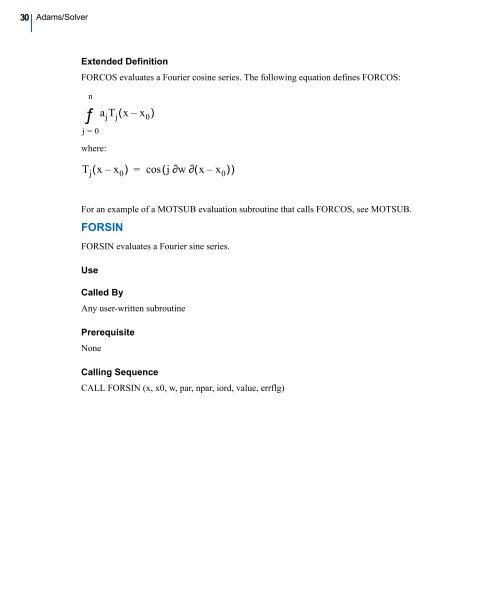 Welcome to Adams/Solver Subroutines - Kxcad.net