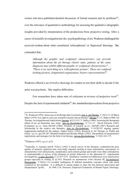 The psychopathology of everyday art: a quantitative Study - World ...