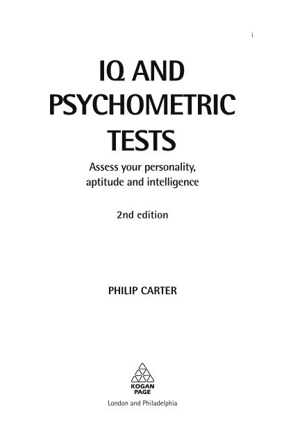 Summary of availability of psychometric test data 198 199