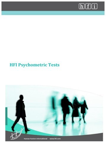 HFI Psychometric Tests - Human Factors International