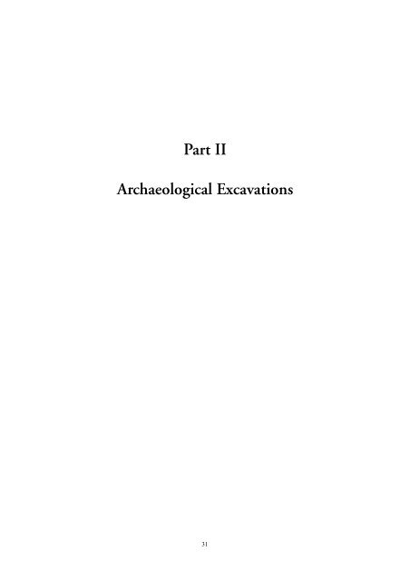 Part II Archaeological Excavations - Center for the Study of Eurasian ...