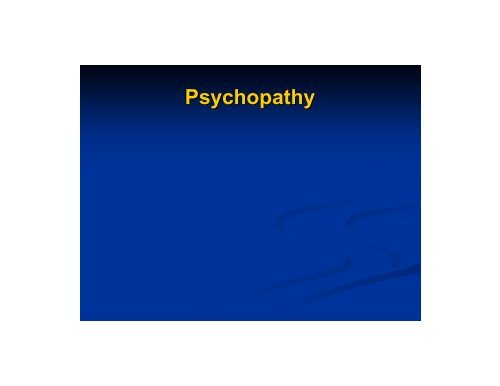 Psychopathy and Recidivism - ANNA Salter, PH.D.