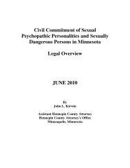 Civil Commitment of Sexual Psychopathic Personalities and ...