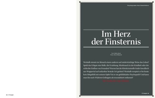 Die Geschichte eines Mörders - Henri Nannen Preis