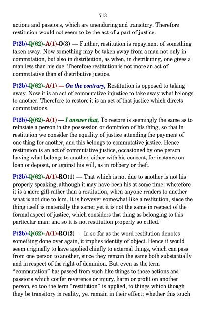 Aquinas - Summa Theologica v.3 - Theology Tools