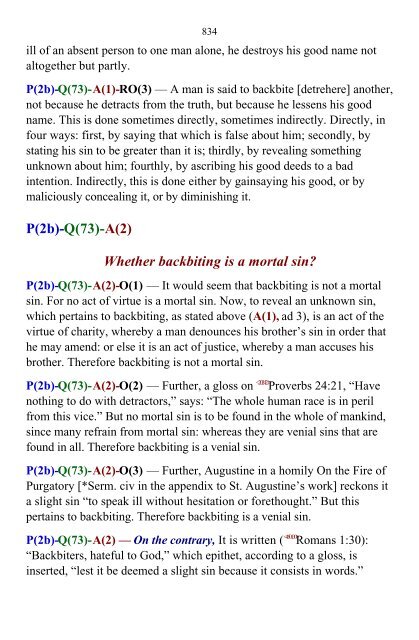 Aquinas - Summa Theologica v.3 - Theology Tools