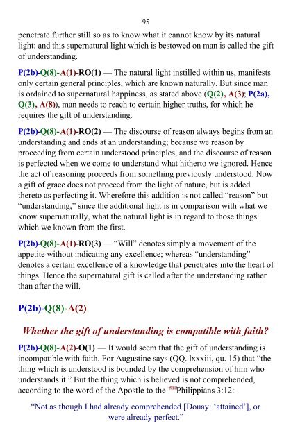 Aquinas - Summa Theologica v.3 - Theology Tools