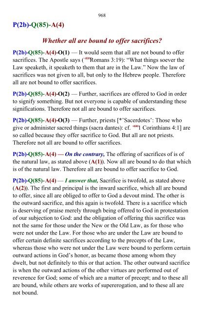 Aquinas - Summa Theologica v.3 - Theology Tools