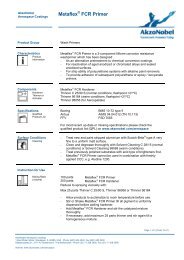 Metaflex FCR Primer - AkzoNobel Aerospace Coatings