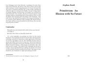 Primitivism: An Illusion with No Future - The Anarchist Library