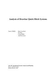 Analysis of Quick Hitch Systems - ABE