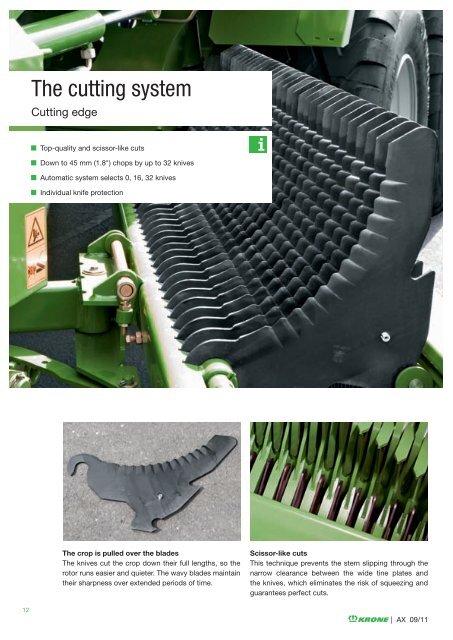 Self-loading/unloading forage wagons www.krone.de - Mediathek ...