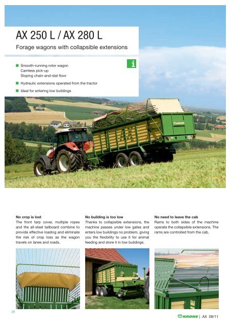 Self-loading/unloading forage wagons www.krone.de - Mediathek ...