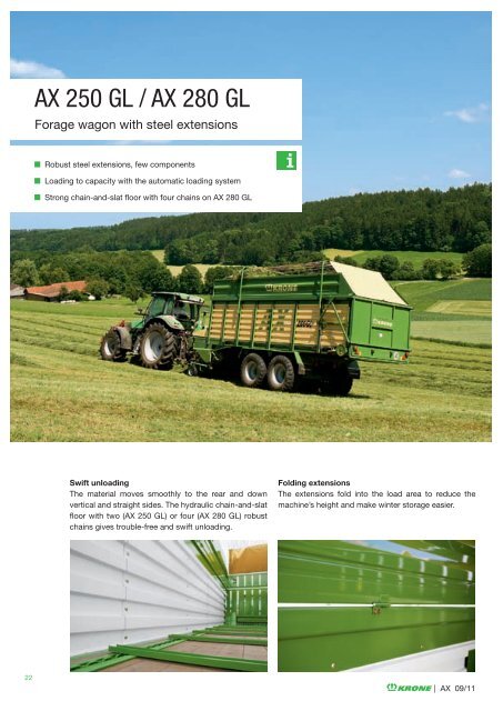 Self-loading/unloading forage wagons www.krone.de - Mediathek ...