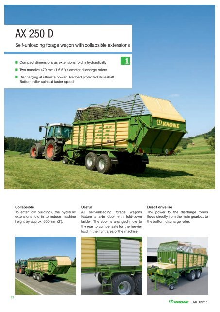 Self-loading/unloading forage wagons www.krone.de - Mediathek ...