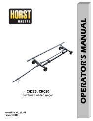 CHC Manual - Horst Wagons