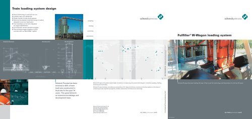 Fulfiller® W-Wagon loading system - Schenck Process Australia