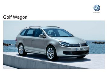 Download the Golf Wagon brochure - Kinghorn Volkswagen