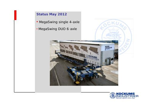 P t ti Presentation Logistic Concept MegaSwing Kockums Industrier AB