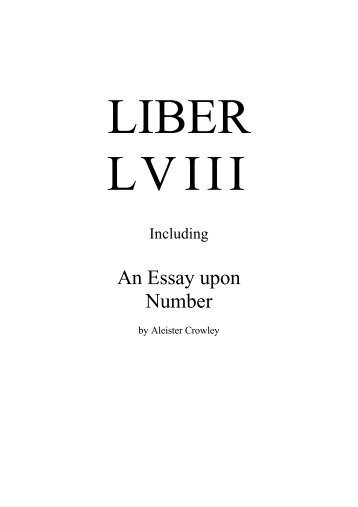 LIBER LVIII - The Hermetic Library