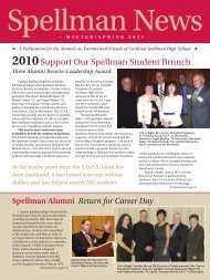 SHS Winter News 9x12 - Cardinal Spellman High School