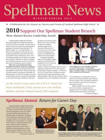 SHS Winter News 9x12 - Cardinal Spellman High School