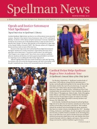 Spellman Newsletter - Cardinal Spellman High School