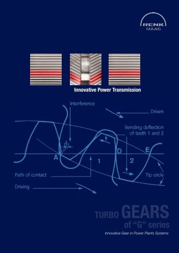 of “G” series TURBO GEARS - RENK-MAAG GmbH