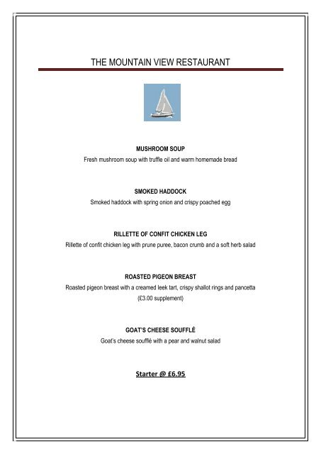 Table D hote Sample Menu Waterhead Hotel table-d-hote-menu-sample-pdf