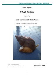 Whelk Biology - Cefas - Defra