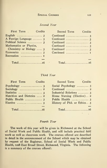 Catalogue Issue, 1920-1921 - The W&M Digital Archive - College of ...