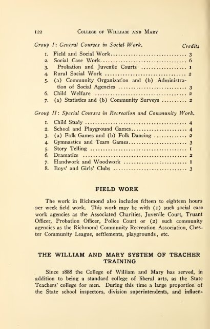 Catalogue Issue, 1920-1921 - The W&M Digital Archive - College of ...